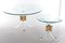Hollywood Regency Italian Acrylic Glass Coffee Table and Side Table, 1970s, Set of 2 1