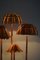 Lampada da terra Mid-Century in pino, Svezia, anni '60, Immagine 3