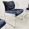 Mid-Century Blue Velvet Jano Chairs by Kazuhide Takahama for Studio Simon, 1970s, Set of 5 7