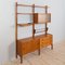 Scandinavian Teak Wall Unit with Floating Sideboard and a Planter, 1970s 8