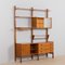 Scandinavian Teak Wall Unit with Floating Sideboard and a Planter, 1970s 6