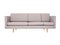 Graues Sofa im skandinavischen Design 1