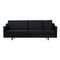 Scandinavian Black Bodo Sofa, Image 1