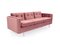 Scandinavian Pink Bergen Sofa, Image 2