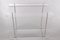 Acrylic Glass Magazine Rack with Metal Accents, 1970s, Image 4