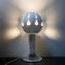 Space Age Lamp with Ceramic Globe and Chromed Steel Stem, 1970s, Image 2