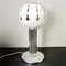 Space Age Lamp with Ceramic Globe and Chromed Steel Stem, 1970s 1