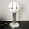 Space Age Lamp with Ceramic Globe and Chromed Steel Stem, 1970s, Image 1