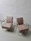 Nude Leather & Steel Cinema Easy Chairs by Gunilla Allard for Lammhults, 1990s, Set of 2, Image 1