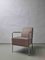 Nude Leather & Steel Cinema Easy Chairs by Gunilla Allard for Lammhults, 1990s, Set of 2, Image 4