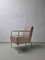 Nude Leather & Steel Cinema Easy Chairs by Gunilla Allard for Lammhults, 1990s, Set of 2, Image 5