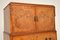 Antique Burr Walnut Cabinet Chest of Drawers, Image 4