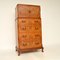 Antique Burr Walnut Cabinet Chest of Drawers 1