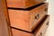 Antique Burr Walnut Cabinet Chest of Drawers 8