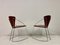 Italian Chrome & Leather Dining Chairs, Set of 6, Image 3