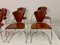 Italian Chrome & Leather Dining Chairs, Set of 6 8