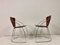 Italian Chrome & Leather Dining Chairs, Set of 6 4