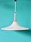 Large White Pendant Lamp from Jeka, Denmark, 1970 1