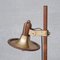 Französische Mid-Century Stehlampe aus Messing & Teak 9