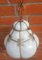 Hand Blown Murano Reticello Lantern Lamp from Venini, 1940s 3