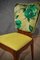 Sedia in legno di ciliegio e tessuto floreale di Osvaldo Borsani, anni '50, set di 6, Immagine 2