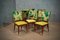 Stuhl aus Kirschholz mit floralem Bezug von Osvaldo Borsani, 1950er, 6er Set 12