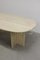 Travertine Dining Table, 1970s 4