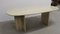 Travertine Dining Table, 1970s, Image 9