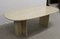 Travertine Dining Table, 1970s 12
