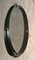 Italian All Glass with Black Sinusoidal Frame Mirror, 1970s, Image 8