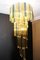 Long Green and Amber Murano Glass Spiral Chandelier in the Style of Venini 10