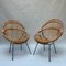 Rattan Armchairs, Set of 2 1