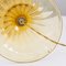 Amber Murano Glass Table Lamp in the style of Mazzega, 1990s 6