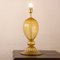 Bernsteinfarbene Tischlampe aus Muranoglas im Stil von Mazzega, 1990er 3