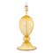 Amber Murano Glass Table Lamp in the style of Mazzega, 1990s, Image 1