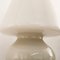 Large Italian Murano Gray Mushroom Lamp 4