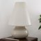 Large Italian Murano Gray Mushroom Lamp 3