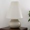 Large Italian Murano Gray Mushroom Lamp, Image 2