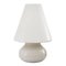 Large Italian Murano Gray Mushroom Lamp 1