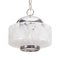 Vintage Italian White Murano Glass Ceiling Lamp, 1970s 1