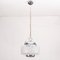 Vintage Italian White Murano Glass Ceiling Lamp, 1970s 2
