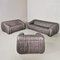 Mid-Century Italian Leather Piumino Sofas & Armchair by De Pas Durbino & Lomazzi, 1970s, Set of 3 1