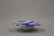 Blue and White Striped Ceramic Bowl from Solimene 5