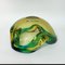 Posacenere a forma di conchiglia in vetro di Murano color ambra di Flavio Poli, Italia, anni '70, Immagine 8