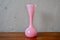 Bohemian Pink Glass Vase 1