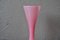 Bohemian Pink Glass Vase 5