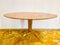 Italian Coffee Table with Oval Marble Plate on Bronze Base by Duilio Barnabé, 1950 1