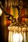 Lámpara de araña grande con borlas de bronce y cristal de Baccarat. Juego de 3, Imagen 8