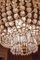 Large Bronze and Crystal Tassel Chandelier from Baccarat, Set of 3 5
