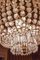 Large Bronze and Crystal Tassel Chandelier from Baccarat, Set of 3, Image 5